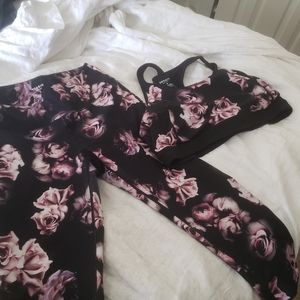 Torrid Rose Workout Outfit Size 2